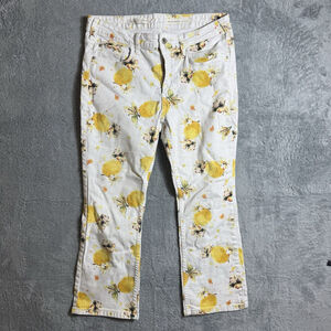 Pilcro and the Letterpress Anthropologie Lemon High Rise Bootcut Jeans - Size 31